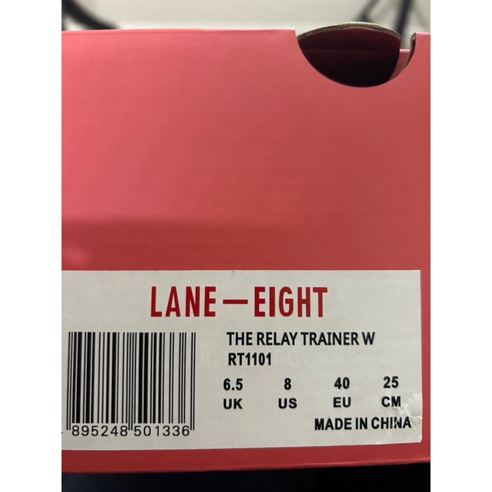 Lane Eight Women's All White Training Shoes, Size 8 - Picture 4 of 5
